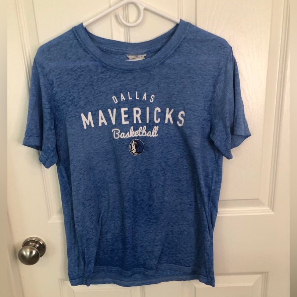 NBA Dallas Mavericks Blue Kids Short Sleeve Tee